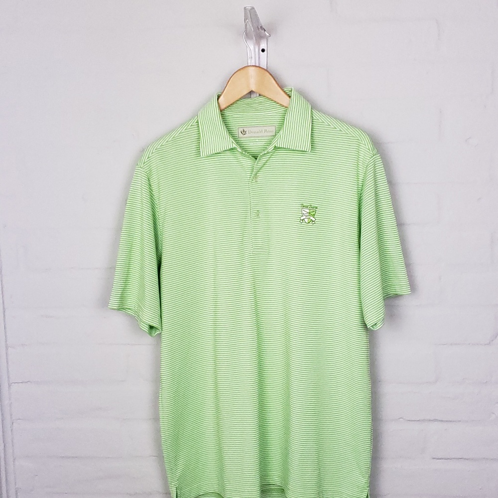Donald Ross Stripes Polo Size M